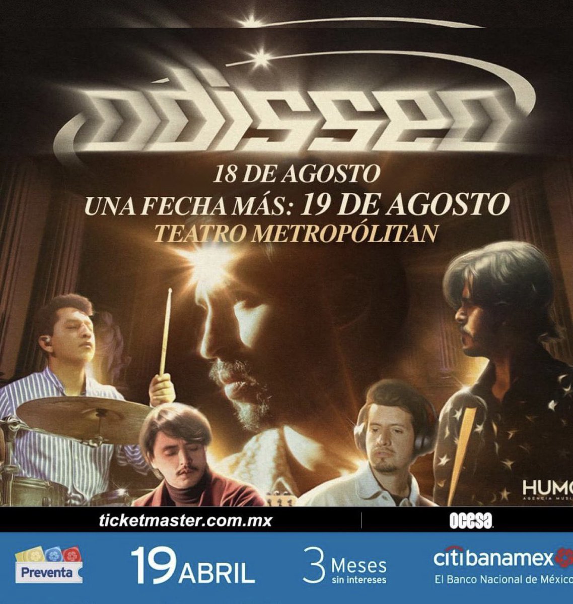 waraptv's tweet photo. @odisseomx 18 y 19 de Agosto #TeatroMetropolitan 

#odisseomx #odisseoenelmetropolitan https://t.co/Hv4kVeJsLC