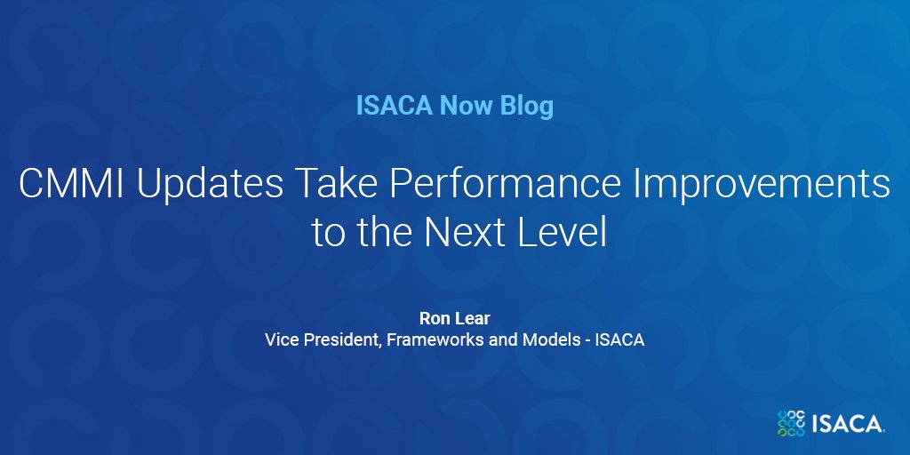 ISACANews's tweet photo. Level 🆙 your enterprise with ISACA’s newly updated #CMMI Performance Solutions. Find out how CMMI V3.0 provides the latest best practices for building new capabilities or maturing existing ones. https://t.co/ViCZarI2CK https://t.co/yIstfVojJN