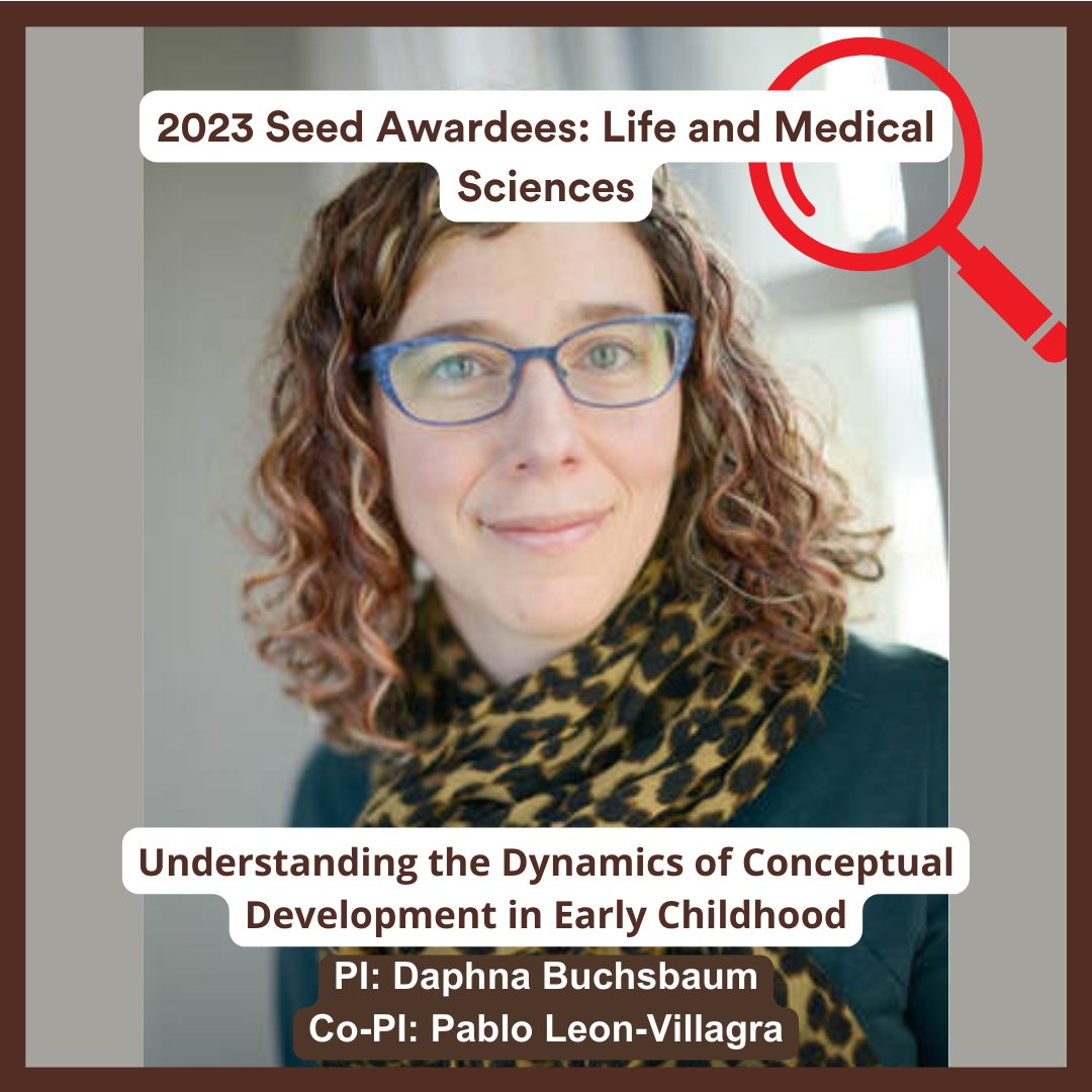 BrownUResearch's tweet photo. Daphna Buchsbaum (@banhpad) received a Seed award for her project focused on (1) How children's concepts about biological kinds transform to form the complex structures adults can access (2) Languages differ in how they carve up the perceptual color space. https://t.co/274Zr1NU74 https://t.co/QWl7dh8aIy