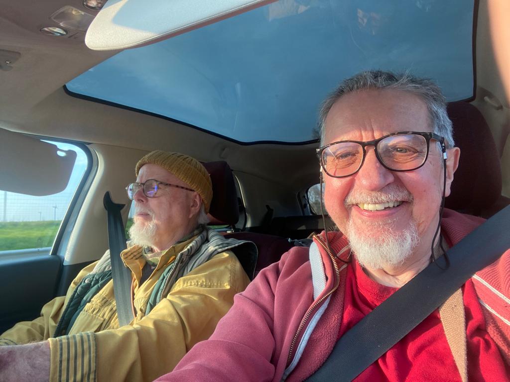 SlavasJourney's tweet photo. Right now, Clive and Steve are driving down to Slava's house aka Slavaland.
They will be taking old Japanese style photographs at Slava's latest festival ❤️❤️❤️
#bluecanaryfilms #filmmakers #SlavaPolunin #crecylachapelle #slavaland #slavasfestival #France #photographs https://t.co/wqGRYoXiM8