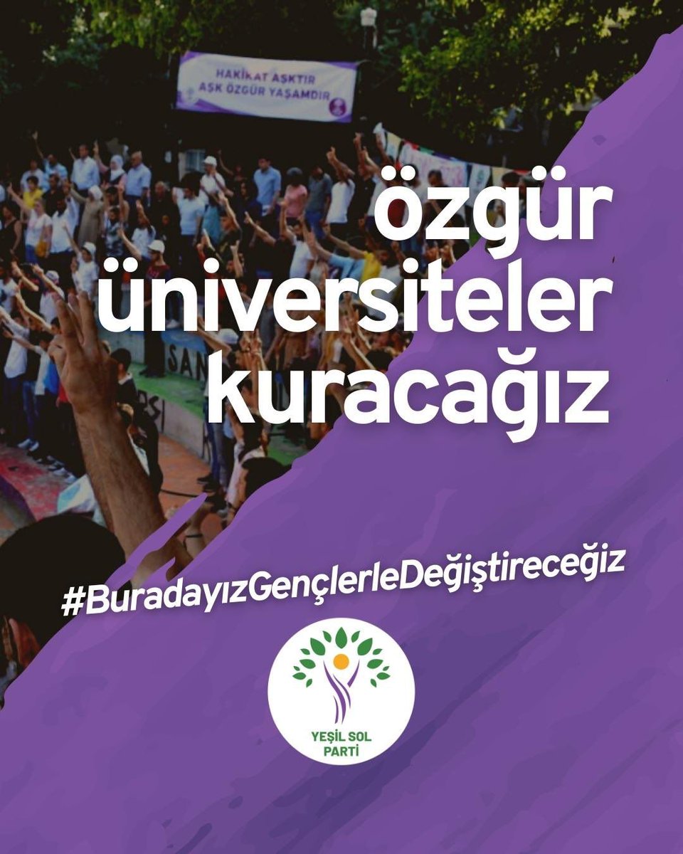 SisliYesilSol's tweet photo. #DîsaCiwanDîsaSerkeftin
#BuradayızGençlerleDeğiştireceğiz https://t.co/OZaGORCeXU