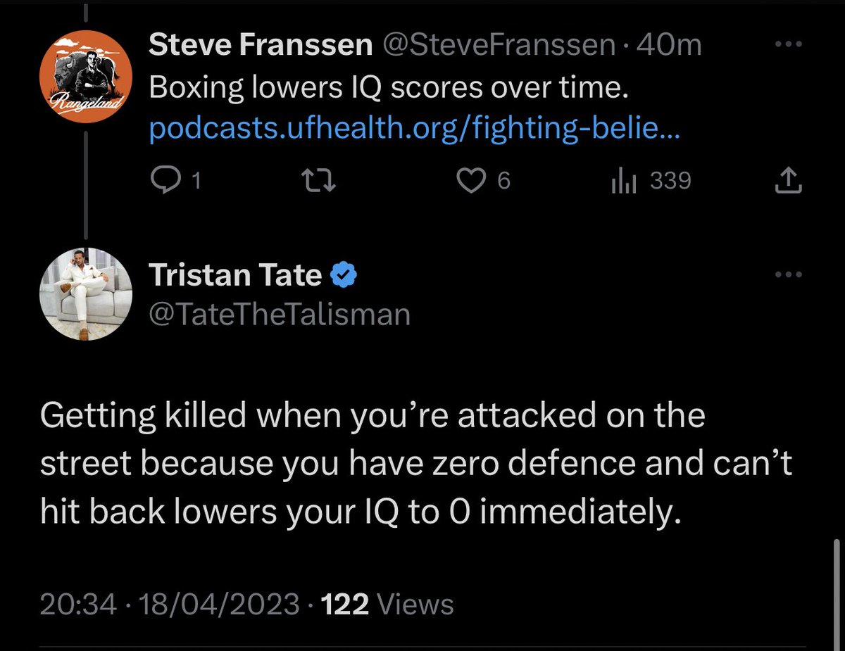 TateTheTalisman's tweet photo. To the haters who laugh at the fact that I fought for 50 bucks.

It wasn’t about money. 

I lived in Luton. 

“Men” today are wrapped in cotton, living in this internet tough guy world.

When I was walking into prison the millions meant nothing, being able to box was invaluable. https://t.co/2gHvk5FsKH