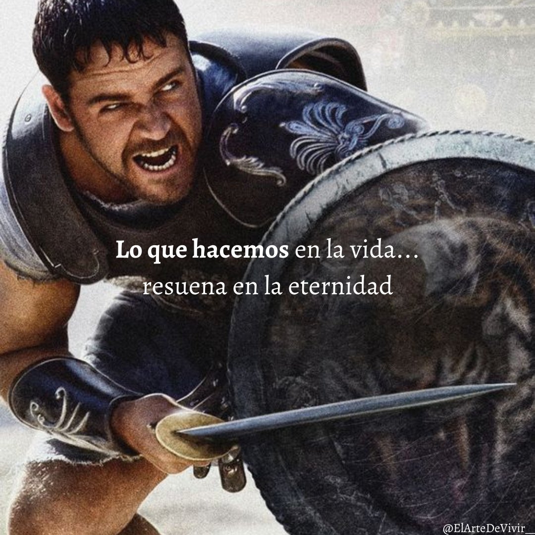 ElArteDeVivir__'s tweet photo. 2. Gladiator https://t.co/omRlyBkapz