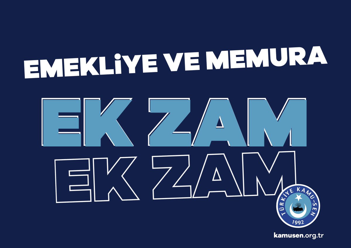 Tüm kamu çalışanlarına acil ek zam verilmelidir #BayramMüjdesiEkZam