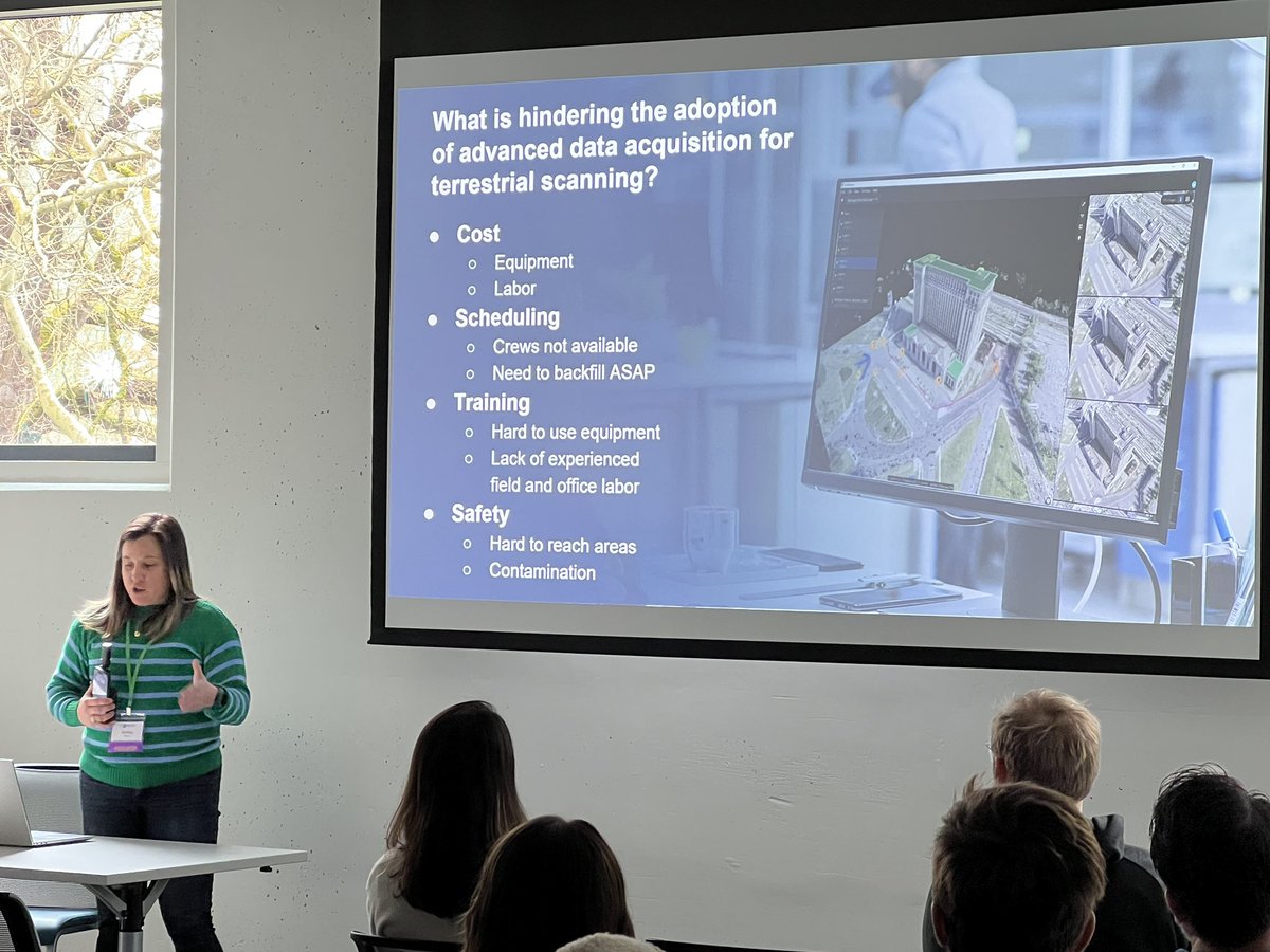 OregonUrisa's tweet photo. Lightning Talks have begun!!!  #Resiliency, #Equity, #LIDAR, and more. Feel the electricity in the air ⚡️ #GISinAction2023 https://t.co/47aHa5mhjY