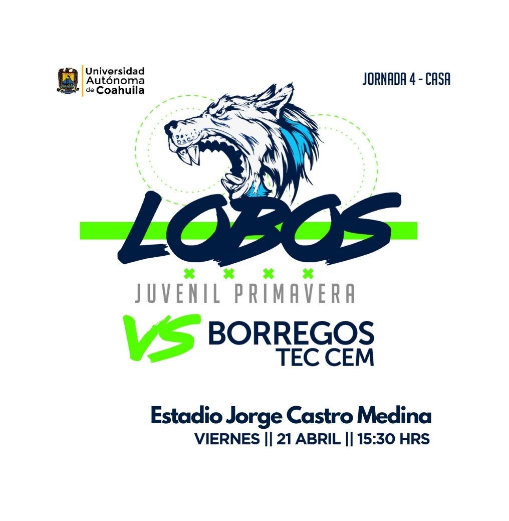 lobosuadec's tweet photo. Este viernes, todos al Jorge Castro Medina para apoyar a Lobos Juvenil en la 4a fecha de la Temporada Primavera de la ONEFA. https://t.co/yKTe6UlT1D