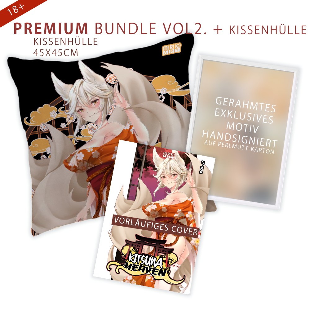 MirikoArt's tweet photo. 🦊Achtung! Jetzt wirds Heiß🥵!🦊
Ihr könnt ab sofort bis zum 15.5 meinen Manga Kitsuna Heaven Vol.2 vorbestellen . Mich würde es freuen wenn möglichst viele mich unterstützen! ist möglich dort. Auf die Plätze fertig los!!!
https://t.co/4MfsII8M6O
#mangapreorder #kitsune #manga https://t.co/aYWyO966RU