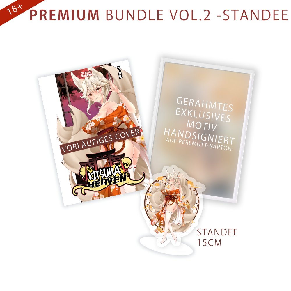 MirikoArt's tweet photo. 🦊Achtung! Jetzt wirds Heiß🥵!🦊
Ihr könnt ab sofort bis zum 15.5 meinen Manga Kitsuna Heaven Vol.2 vorbestellen . Mich würde es freuen wenn möglichst viele mich unterstützen! ist möglich dort. Auf die Plätze fertig los!!!
https://t.co/4MfsII8M6O
#mangapreorder #kitsune #manga https://t.co/aYWyO966RU