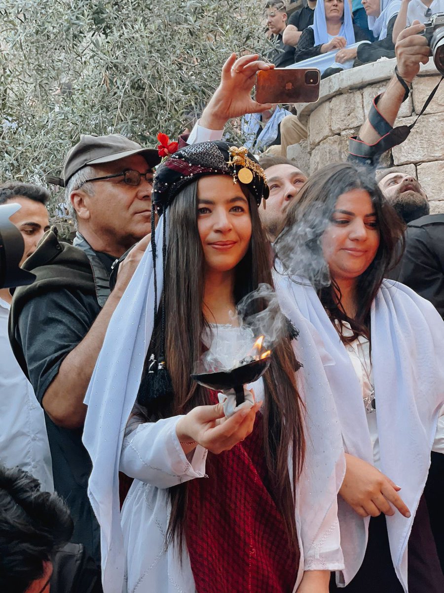 My niece at Lalish temple during the Yezidi new year celebration. Happy 
#CarsemaSareSale