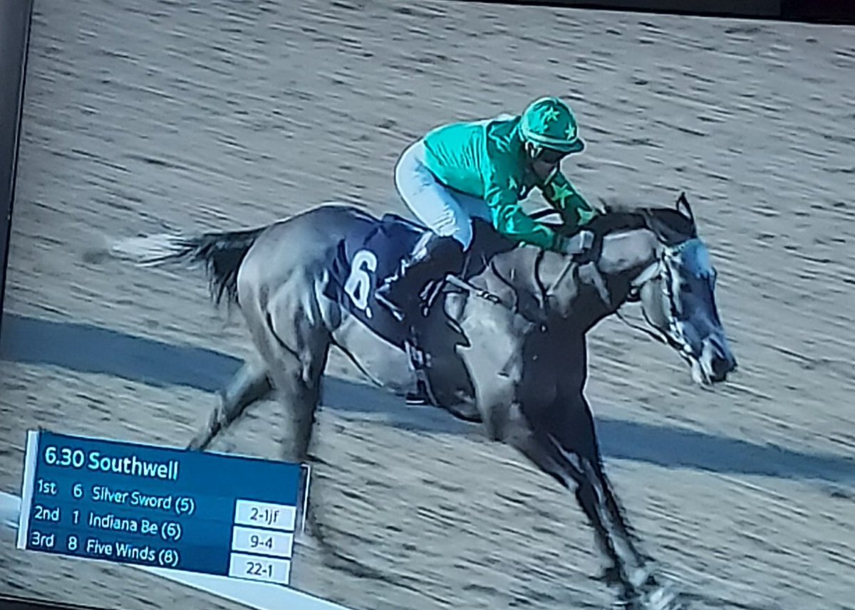 townend_alison's tweet image. A South African flavour at Southwell as Silver Sword for the in form  @dylancunha_uk wins nicely under @GMCheyne 
#getinthere 🐎🥇
