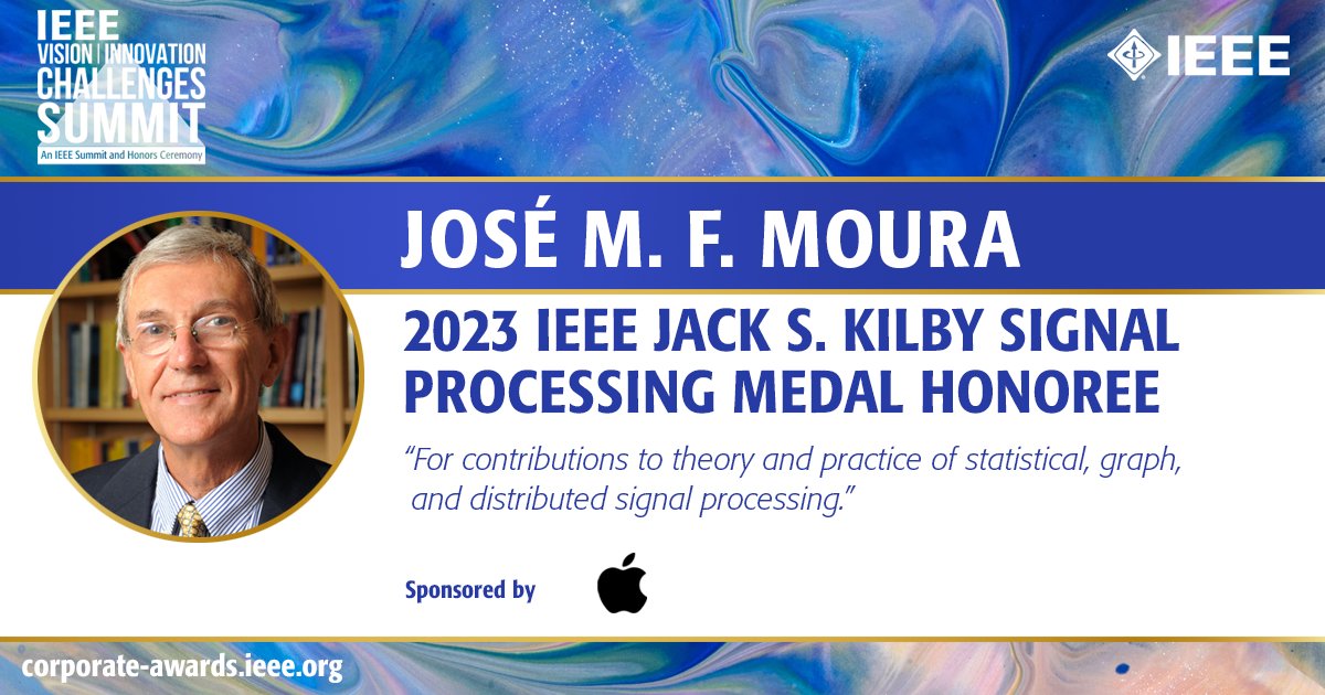 IEEEAwards's tweet image. Imagine inventing a technology that can be found in 60% – or about three billion – of the #DiskDrive chips produced in the last 14 years. @CarnegieMellon’s José M. F. Moura doesn’t have to imagine it, because that’s exactly what he’s done: bit.ly/IEEEAwards-Mou… #IEEEAwards2023