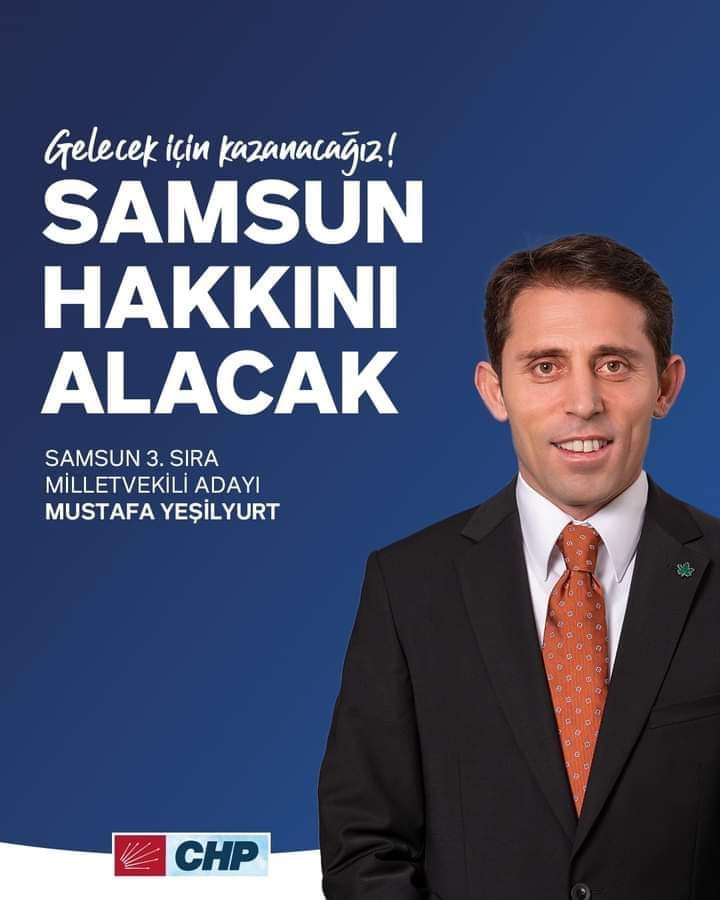 hkvelioglu's tweet photo. Gelecek Partisi Samsun İl Başkanımız, CHP 3. Sıra Milletvekili adayı Mustafa Yeşilyurt'a başarılar diliyorum. 
Şimdiden Samsun'a hayırlı olsun...
@GelecekPartiTR https://t.co/Ks6bOUhwWf