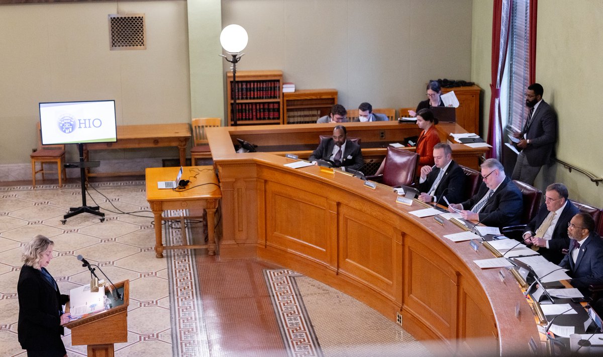 Ohio_OBM's tweet photo. Today, it was @OH_OBM_Director Murnieks’ privilege to present @GovMikeDeWine’s executive budget proposal before the Senate Finance Committee. For more visit https://t.co/istxySCccb #OhiosTime #OHBudget https://t.co/WEstg72ZbG