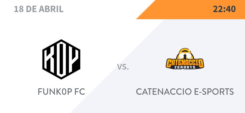 Hoy JUEGA  el Catenaccio E-Sports
🧡🤍
🏆1a división <a href="/VFOspain_pc/">VFOspain PC</a> 🏆
🗓️Hoy martes 18 de abril🗓️
JORNADA 14
🕚22:40🕚
<a href="/FunK0P_FC/">FunK0P FC</a> - Catenaccio E-Sports
A seguir con la rachaza🔥

VAMOS EQUIPO🧡🤍