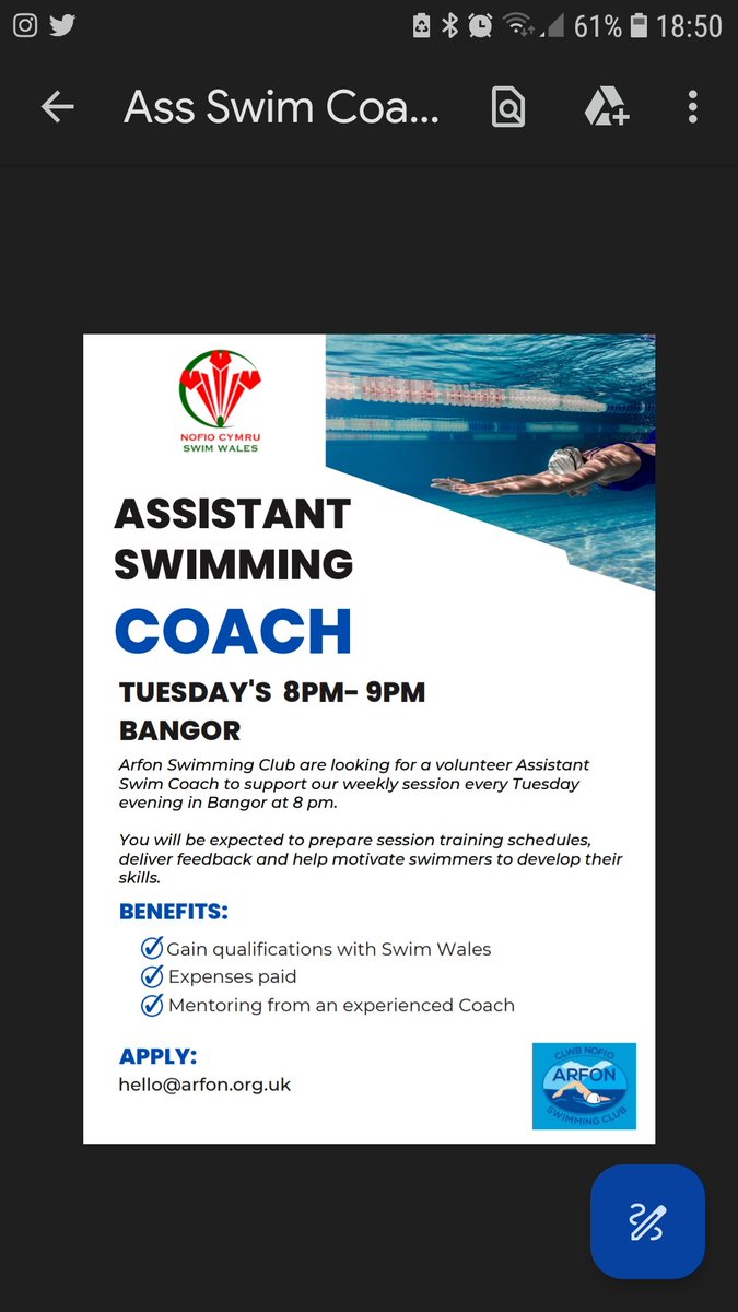 Arfon Swimming Club tweet media