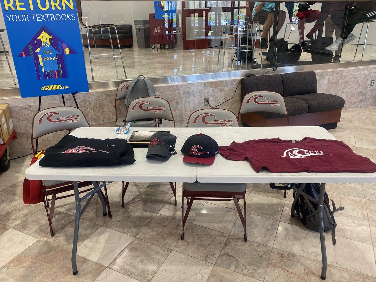 CCSJAthletics's tweet photo. CCSJ gear sales till 4 PM in The Commons! https://t.co/zdPlm8qujT