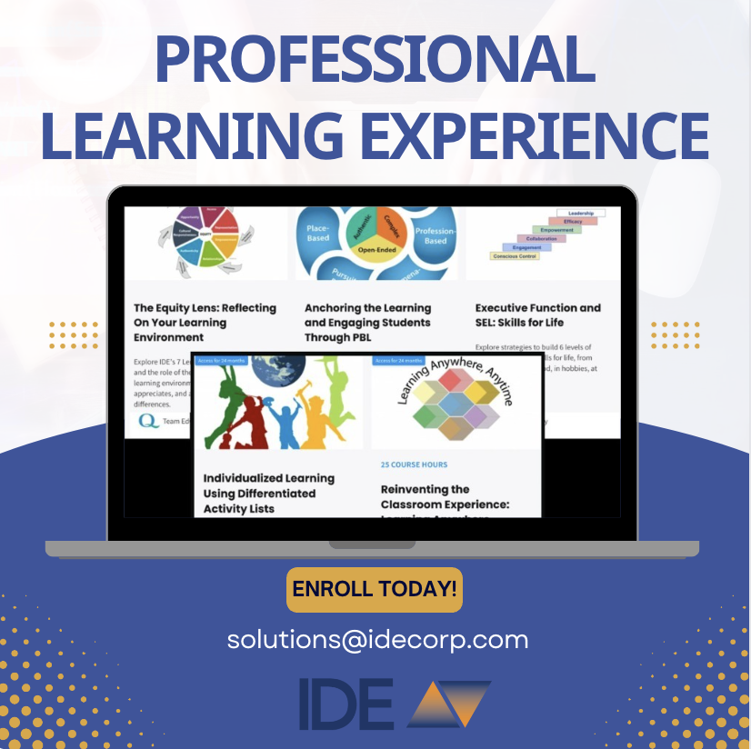 IDECorp's tweet photo. Inspire your staff and build a culture of professional learning by providing a purposeful collection of resources with IDE Corp.'s on-demand professional learning experiences.
START HERE-https://t.co/snKxnG48Vm
#ProfessionalLearningExperience #LATIC #k12 #lrnchat #TuesdayMotivation #Education #InnovativeDesign #tuesdayvibe
