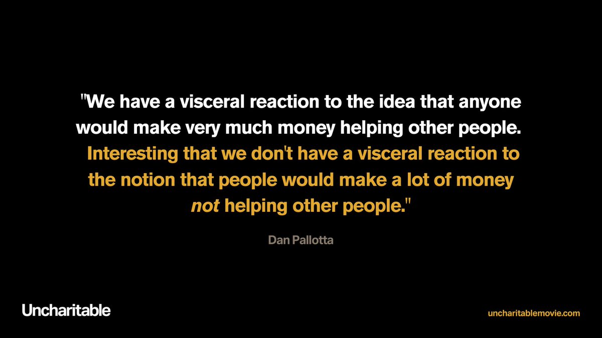 #unchaincharity
#uncharitable
#uncharitablemovie