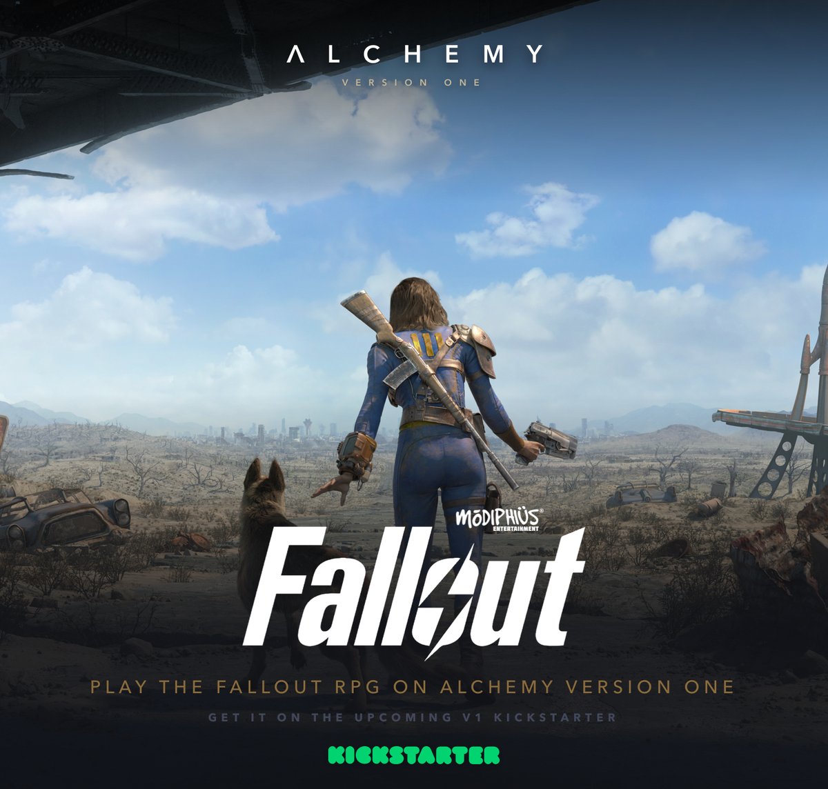 Welcome to the wasteland. Welcome to Fallout.

We’re excited to announce our partnership with the creative masterminds at <a href="/Modiphius/">Modiphius</a>. Experience post-atomic roleplaying on Alchemy with full support for the 2d20 system and officially licensed content for the Fallout RPG.