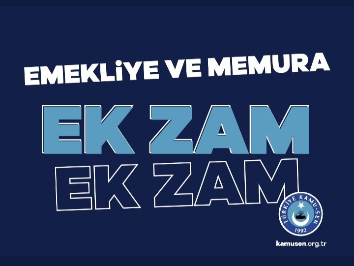 Alım gücümüz çok düştü. 
#BayramMüjdesiEkZam