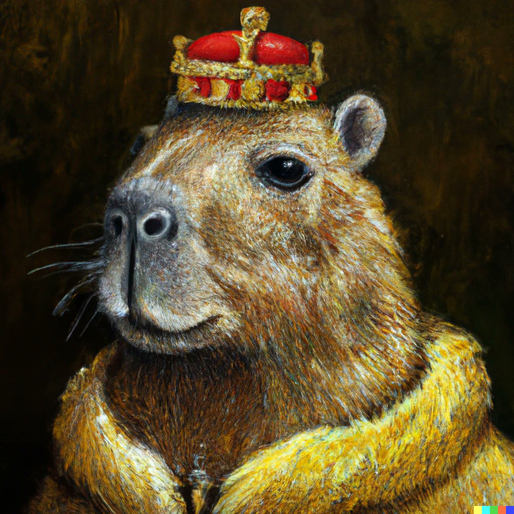 Капибара арт