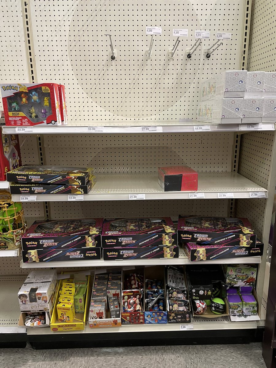 keeshtihn's tweet photo. @PokemonTCGDrops Target in Silver Spring, MD on cherry hill road. Tons of stolen empty packs here 😑 https://t.co/DamQwZxO5x