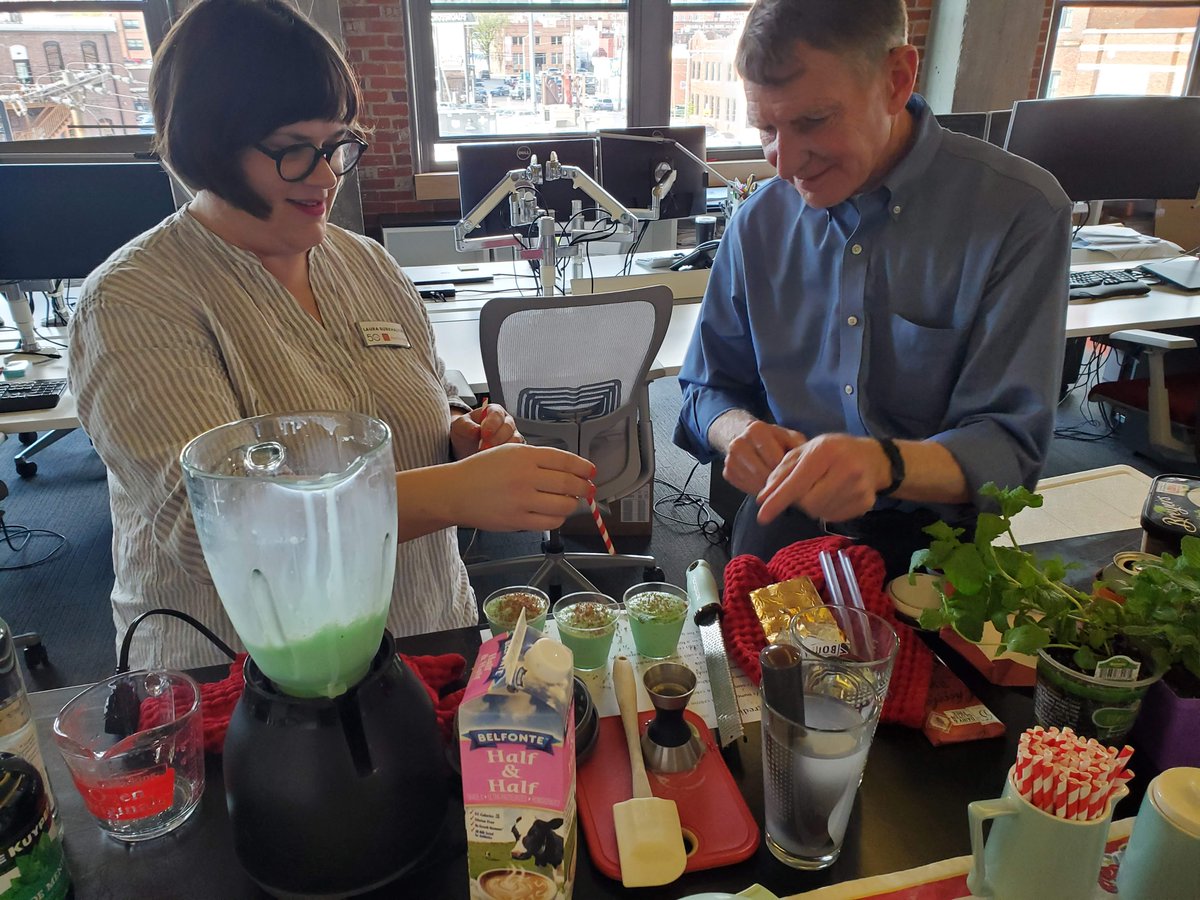 sfsarchitecture's tweet photo. We had a blast at #TopShelf2023 during KC Design Week! Thank you to everyone who stopped by to sample our culinary and cocktail creativity! The grand winner? CUCUMBER! ...with Rosemary just a decimal point behind. Well done, teams! #kcdesignweek https://t.co/ynJWW08KtW