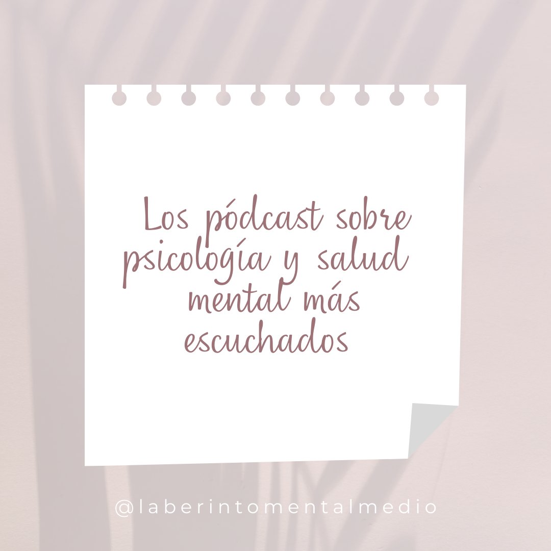 LaberintoMedio's tweet photo. ✅ ¡¡Tenemos la lista de los pódcast sobre psicología y salud mental más conocidos y escuchados!!🧠🤩

💁‍♀️¿Nos recomendáis alguno más? Escríbelo en comentarios!!✍️

#podcast #saludmental #psicología #entiendetumente #psicologiaaldesnudo #marianrojasestapé #psicoflix https://t.co/5e2WkrwpWf