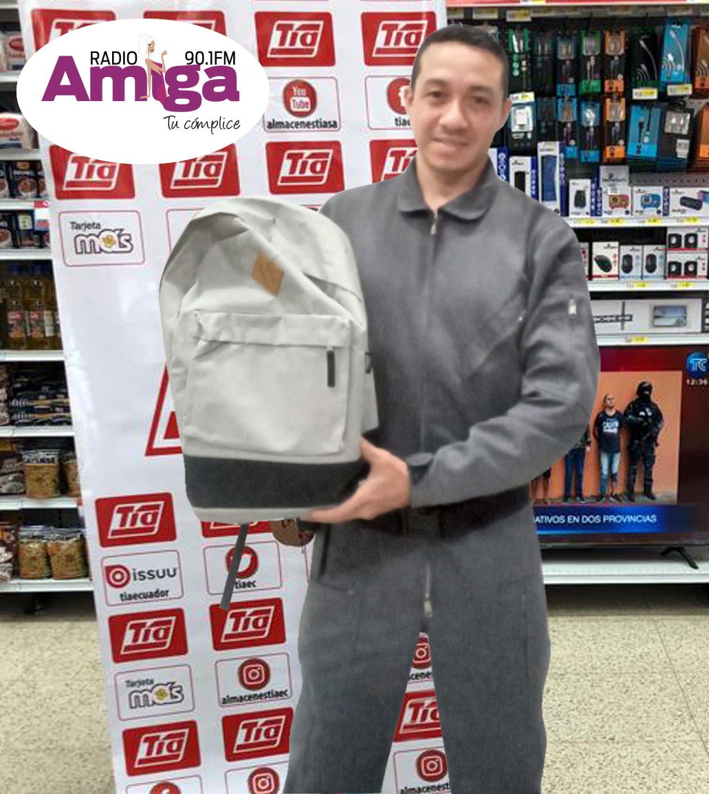 💥¡Felicidades a nuestro tercer ganador! 👏🏻👏🏻👏🏻 
📌 Jonathan Palma Zambrano, desde el cantón Rocafuerte se llevó una mochila con útiles escolares con el #SloganDeTía <a href="/TIAEC/">ALMACENES TIA</a>

#ConcursoAlmacenesTía 
Calidad, variedad y economía. 👌🏼
#RadioAMIGA tu cómplice 😘