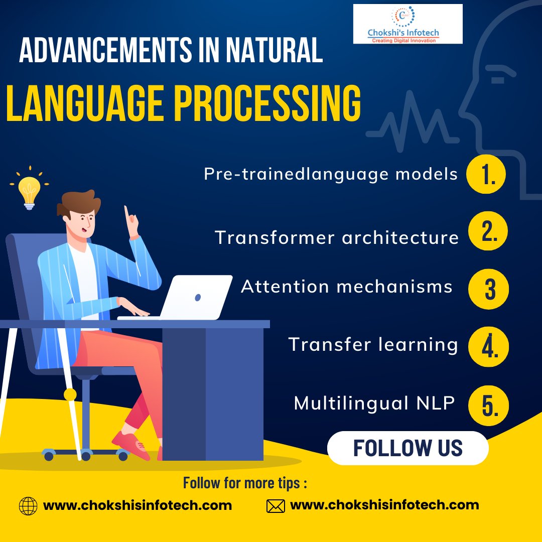 ChokshiInfotech's tweet image. &quot;Revolutionize your communication game with our latest breakthrough in natural language programming! Say goodbye to stilted interactions and hello to effortless conversations. Join us in embracing the future of language technology. #NaturalLanguageProgramming #LanguageRevolution