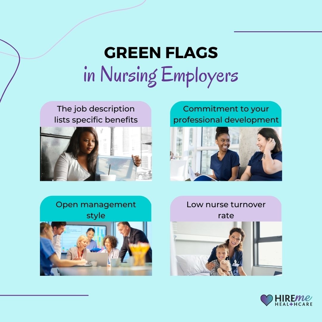 We recently sat down with Jeannette Anselmo, the Executive Director of Signature Healthcare, to discuss green flags in a nursing employer. 

Which green flag do you think is the most important? 

#nureemployers #nursingroles #nursejobsearch #nursingjobsnc #ncnurses