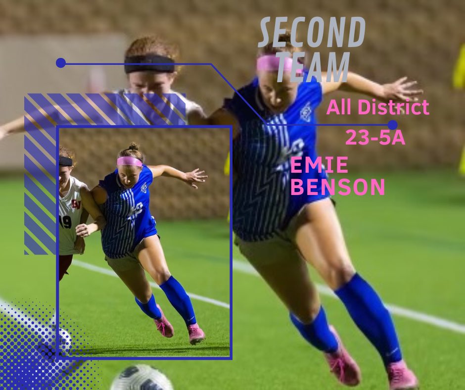 GHS_EagleSoccer's tweet photo. Let’s get keep the celebration going!! Second 🥈Team All District @EmieBenson !! Congrats!! Emie was unstoppable pushing up into the attack as a left back contributing with 8 goals and 5 assists! She only a freshman! @var_austin #GTDNA https://t.co/6aB2UeJJdc