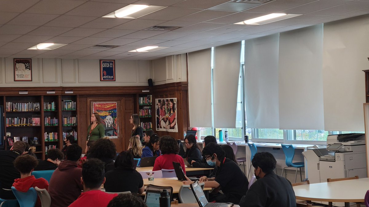 KHS_MediaCenter's tweet photo. Junior meetings with Guidance Counselors in the library. https://t.co/8UfI6I2ZnK