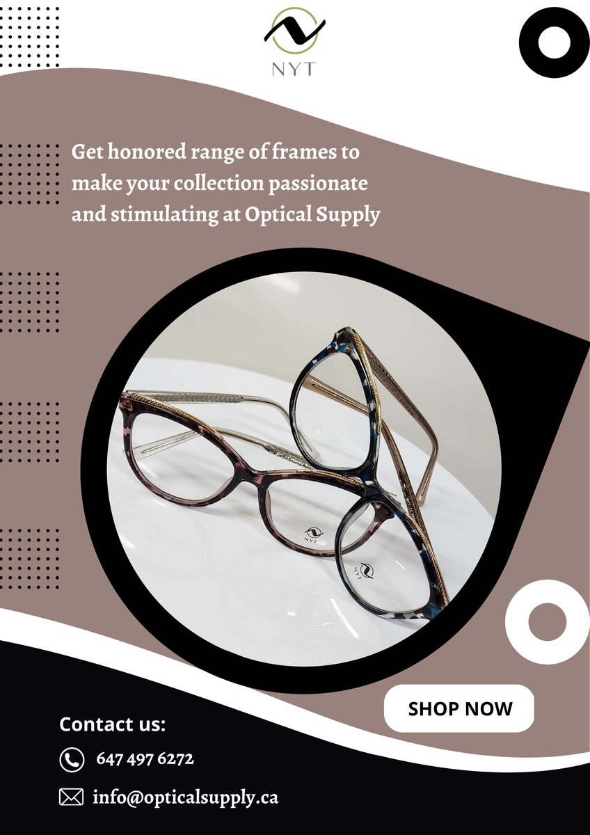 OpticalSupply1's tweet photo. Get stately range of frames to make your collection persuasive and fascinating

For More Information:-
Contact Us:- 647-497-6272
Visit Our Website:- https://t.co/HMEBXYJXus

#glassesbranded #eyeglasses #kidsglasses #sunglassesfashion #kidssunglasses #sunglasses #kidsmodel https://t.co/3WSLJ6TzTJ