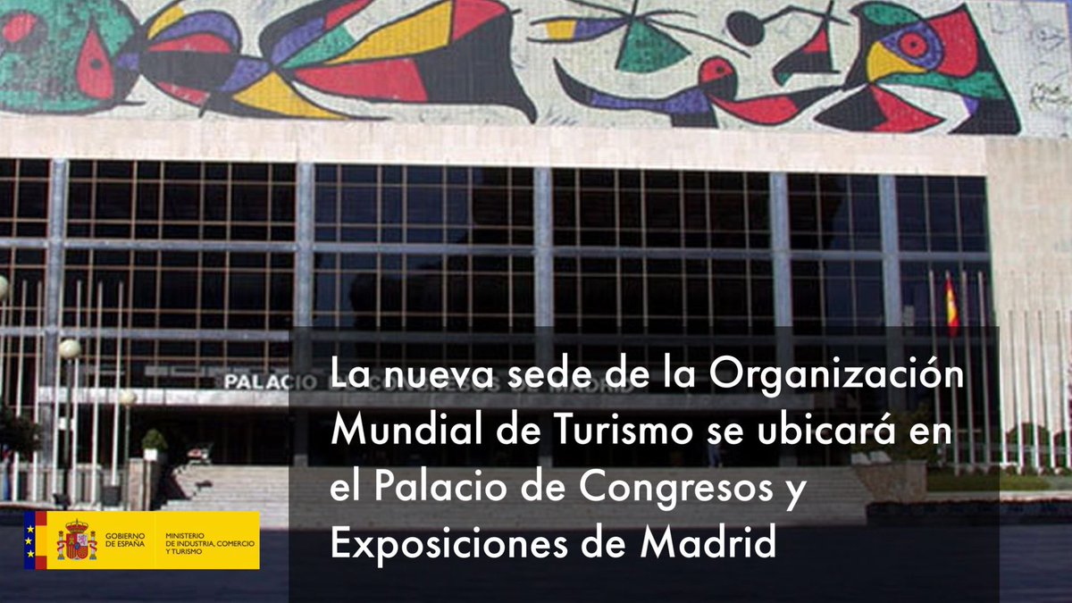 Hectorgomezh's tweet photo. Hoy el Gobierno  #CMin autoriza las obras para la nueva sede la Organización Mundial de Turismo @UNWTO.  

https://t.co/KsdtsOBtoV https://t.co/nO4XrumW2c