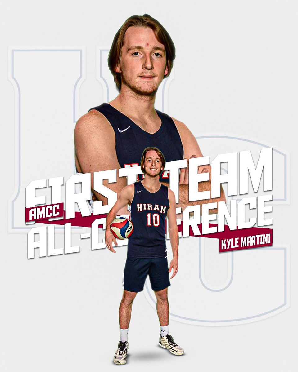 Hiram College Athletics (@hiram_athletics) on Twitter photo Congratulations to Kyle Martini, who has been named First Team All-Conference in the AMCC! <a href="/HiramMVB/">Hiram College Men's Volleyball</a> Congratulations to Kyle Martini, who has been named First Team All-Conference in the AMCC! <a href="/HiramMVB/">Hiram College Men's Volleyball</a>