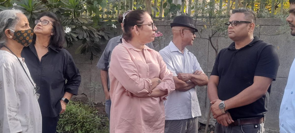 *24 News channel , they came to help and support , by speaking to all the residents present on their reasons for the appeal to stop the airtel towers in presence of Mrs Anita Arora Vice Chairperson AVRWA*