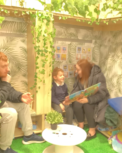 The stay and play before the Easter holidays was great fun! #ParklandsCPlove2learnEY