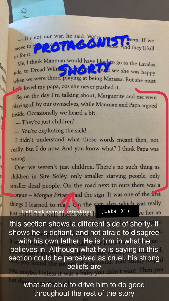 cathy_srock's tweet image. English 11 is working in their independent fiction unit right now, reviewing literary elements &amp;amp; analyzing their choice novel for them. After talking about characterization, #SrockELA created #booksnaps for their protagonist. #AlwaysLakeOrion @LkOrionHS