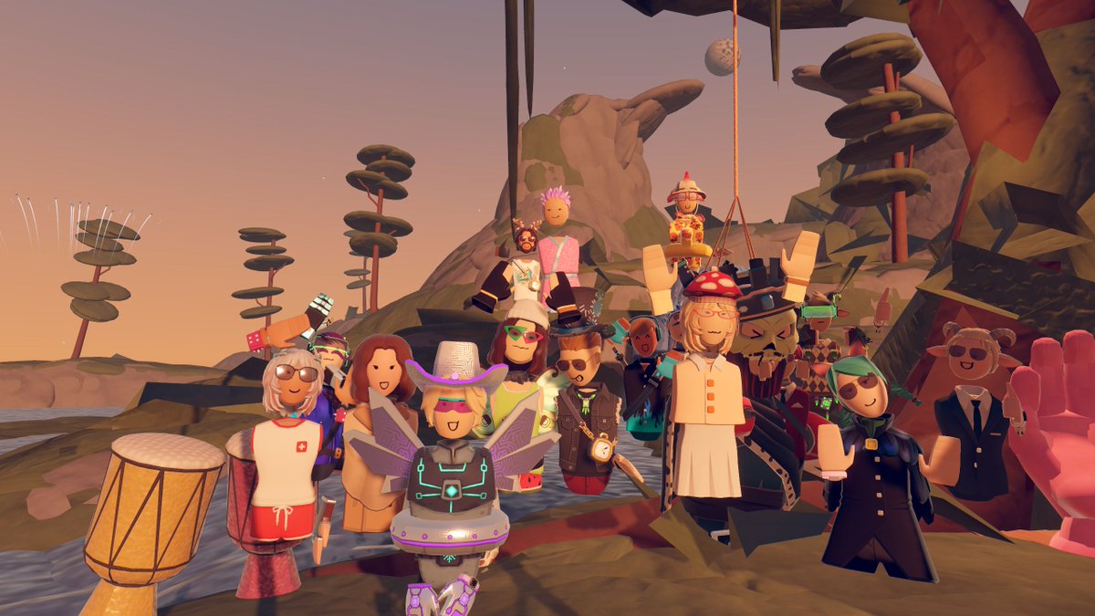 TarapeuticVR's tweet photo. This lovely map is called Songbird Peak and it's got everything that I love - scenic views, parrots flying around, waterfalls, and great music! It's an entry for the #rhythmandrooms #recroom contest so definitely check it out here! https://t.co/L57aoHnFRt https://t.co/TRXGsVoKW9