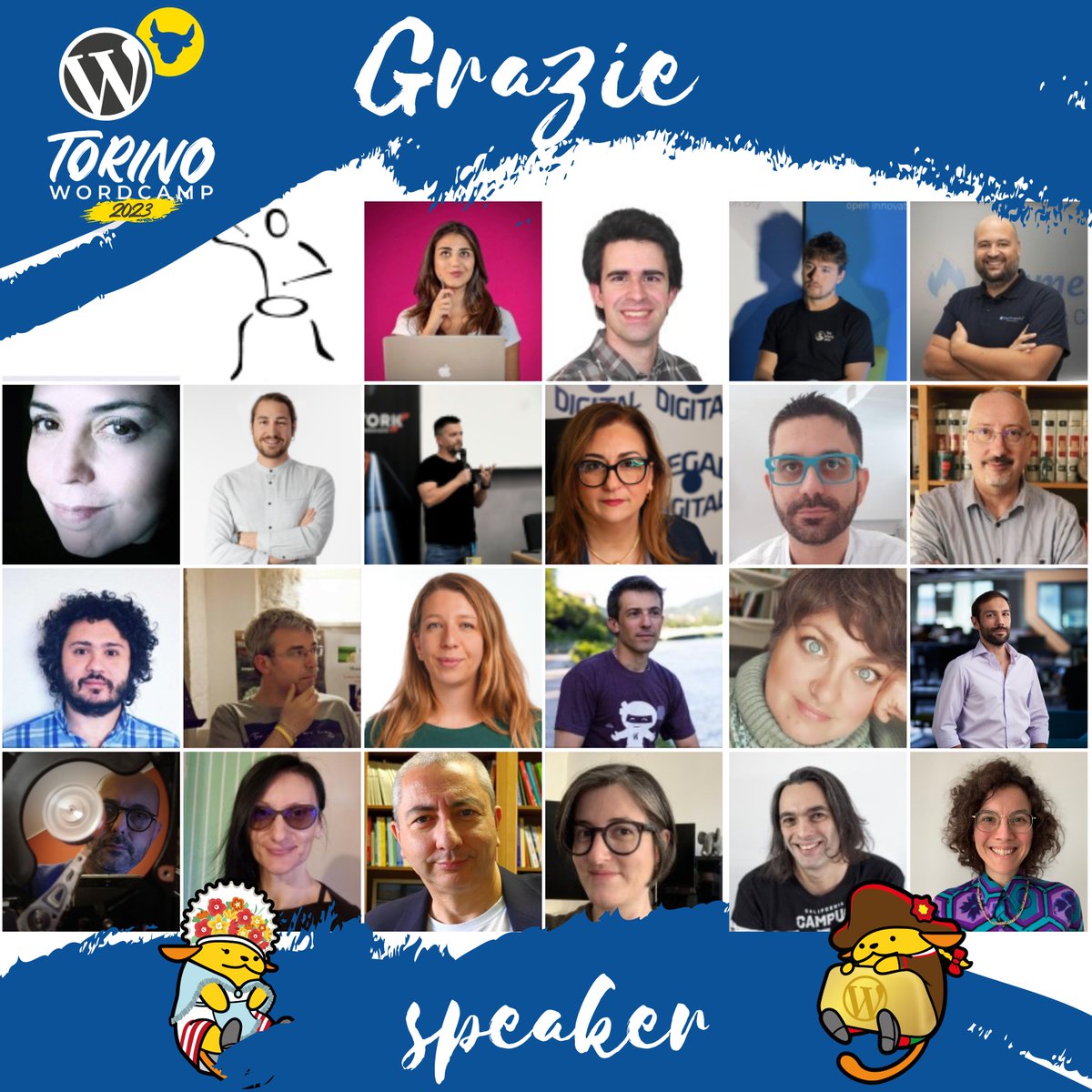 WordCampTRN's tweet photo. GRAZIE - È stato un quinto compleanno indimenticabile 🤩
Un WordCamp così speciale sarebbe stato impossibile senza di voi, speaker 🎙
💛💙
#WCTRN #WCTRN2023 #WCTRN23 https://t.co/J1uUgPmy0s