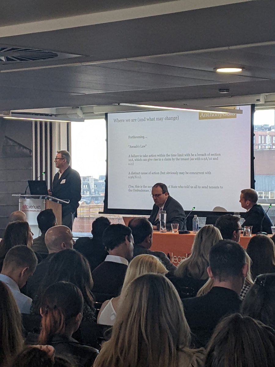 legalfutures's tweet photo. Today we heard from Giles Peaker of @AnthonyGoldLaw, as he outlined his views on the major issues facing housing lawyers now. #lfconf https://t.co/ICd5uX6mBb