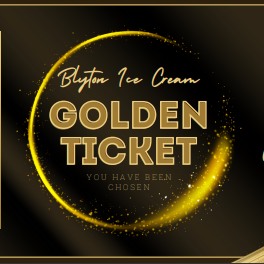 TONIGHT IS THE LAST NIGHT TO ENTER OUR COMPETITION Find 1 of 5 Golden Tickets being placed in Delivery Orders this Weekend to win a £20 Blyton Ice Cream Voucher ( Can also be redeemed on delivery orders). Simply like, share and tag a friend in this post...