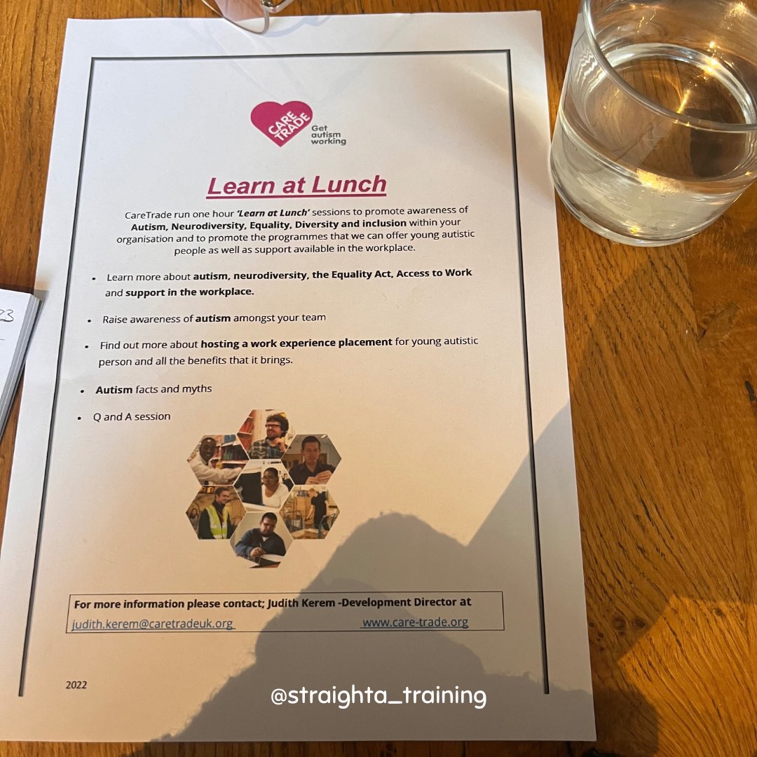 Straight_A's tweet photo. Yesterday SAT headed to The Ministry for our team day. We also had the fantastic opportunity to listen to Katherine Dymond from @CareTradeUK. Helping us to continue our conversation about Neurodiversity in the workplace. #teamday #AutismAwareness #AutismAcceptance #skillsforlife https://t.co/0zpki5ZkJC
