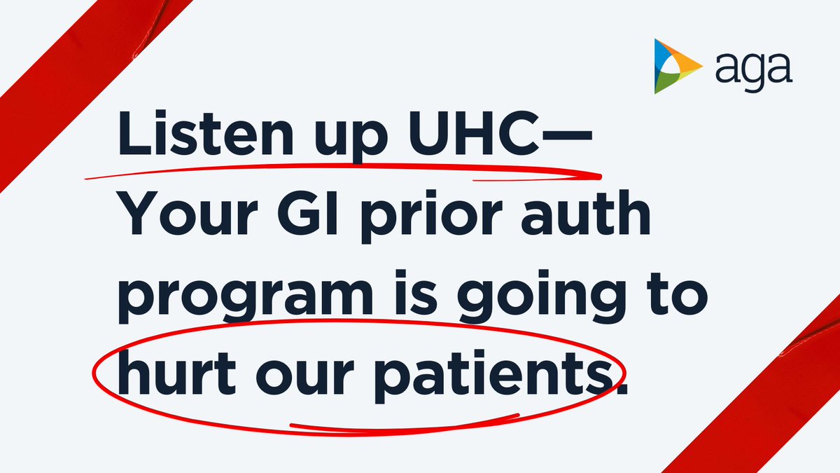 Shida Haghighat, MD, MPH (@doctorshida) on Twitter photo 🚨#GITwitter🚨
Think of every EGD, surveillance & diagnostic colon you do in one day.
Now think of doing a prior auth for each of those.
A poorly designed #priorauth pgm by #UnitedHealthcare will delay GI care & add red tape for us.
<a href="/UHC/">UnitedHealthcare</a> don’t implement the pgm on June 1! 🚨#GITwitter🚨
Think of every EGD, surveillance & diagnostic colon you do in one day.
Now think of doing a prior auth for each of those.
A poorly designed #priorauth pgm by #UnitedHealthcare will delay GI care & add red tape for us.
<a href="/UHC/">UnitedHealthcare</a> don’t implement the pgm on June 1!
