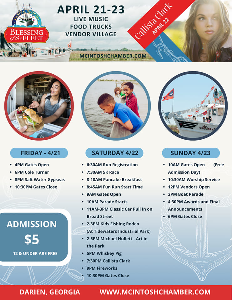 Hey everybody! Here's this week's Newsletter! The Blessing of the Fleet is here! Lots of fun planned for the weekend, including our Beer &amp; Wine Garden out front, as well as Live Music with Roy Gentry Saturday, 3-6pm! The Car Show is on Broad Street this y
conta.cc/3oraUnd