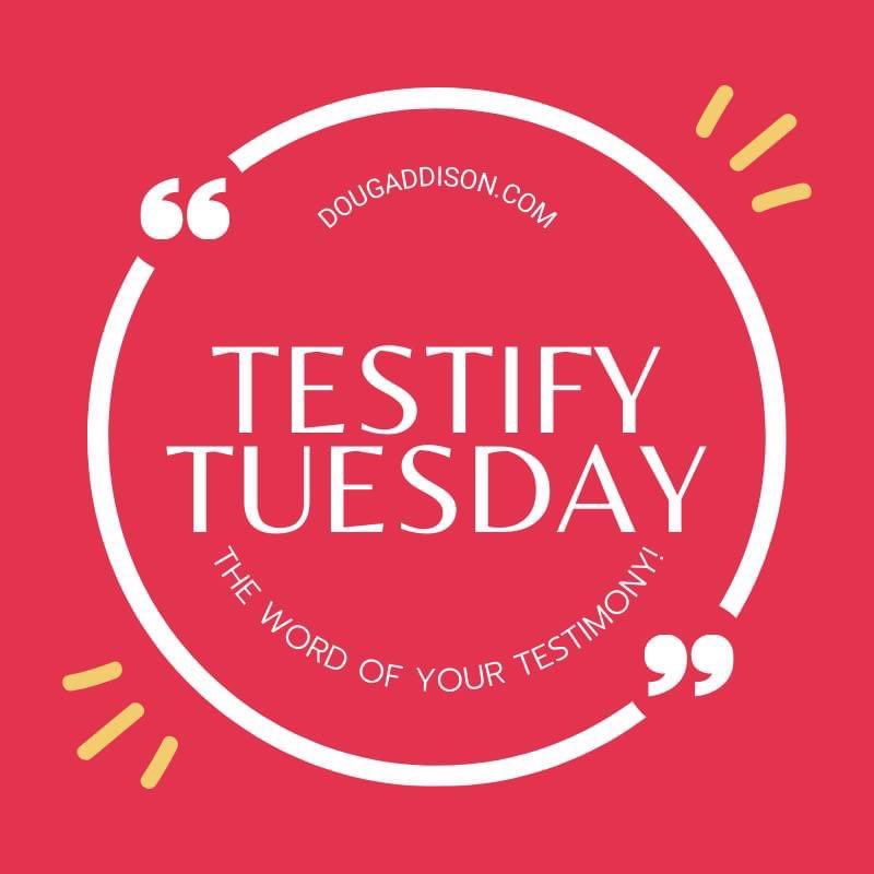 dougtaddison's tweet photo. It's #TestifyTuesday...let's hear what God has done for you in the last few days and let's celebrate together. Tag a friend. https://t.co/zonUvryn9m