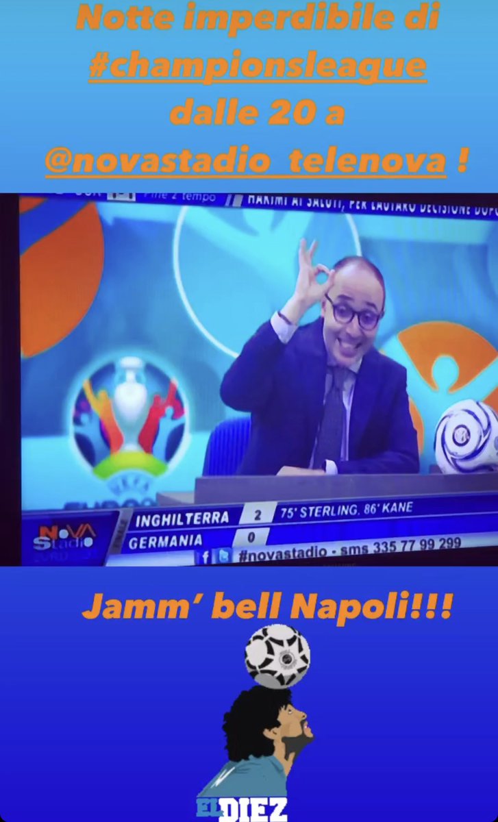 ⏰ 20 🎙️ <a href="/Novastadio/">Novastadio</a> ! #NapoliMilan #championsleague ⚽️📺🏟️🥅 (ch. 18 DT)