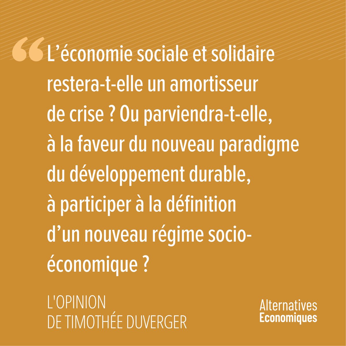 L’ONU reconnaît l’économie sociale et solidaire
➡️ altereco.media/YMH