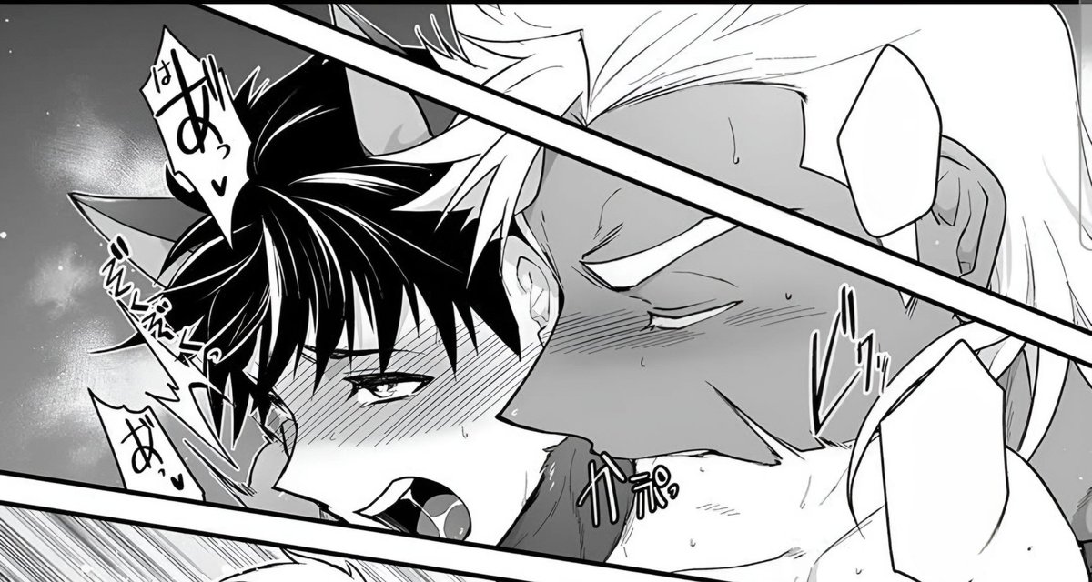 suwarei_'s tweet photo. Caius &amp; Kouichi in their omegaverse era 🫦🖤 https://t.co/H0kbw4oix1